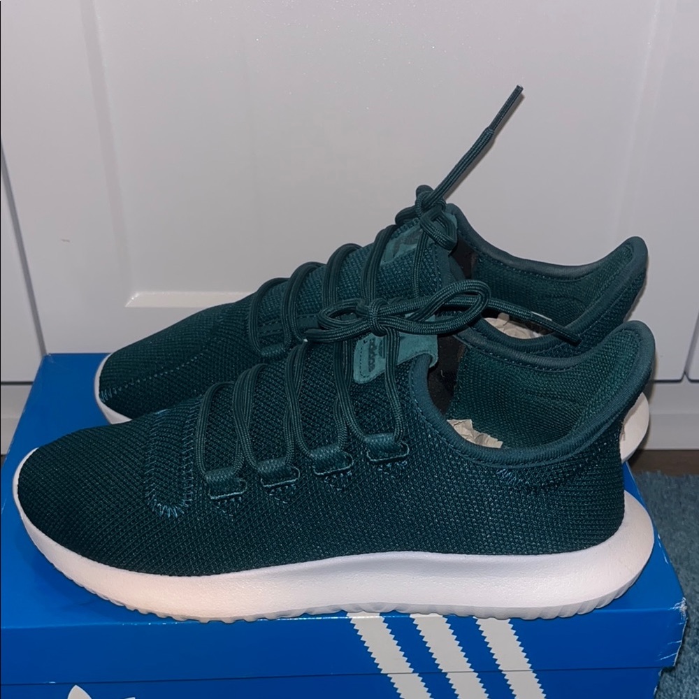 Adidas Tubular Shadow J Dark Green Sneakers
